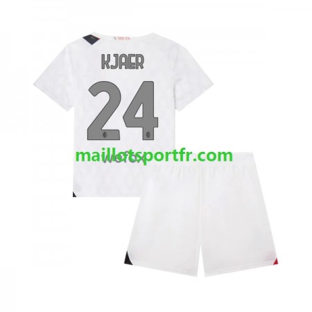 Maillot de Foot AC Milan Simon Kjaer 24 Enfant Exterieur 2023/24 Maillot de Foot AC Milan Simon Kjaer 24 Enfant Exterieur 2023/24